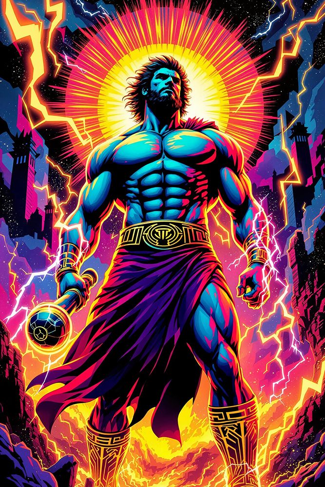 Hercules Pop Art XIII art print by Vanessa Knight for $57.95 CAD