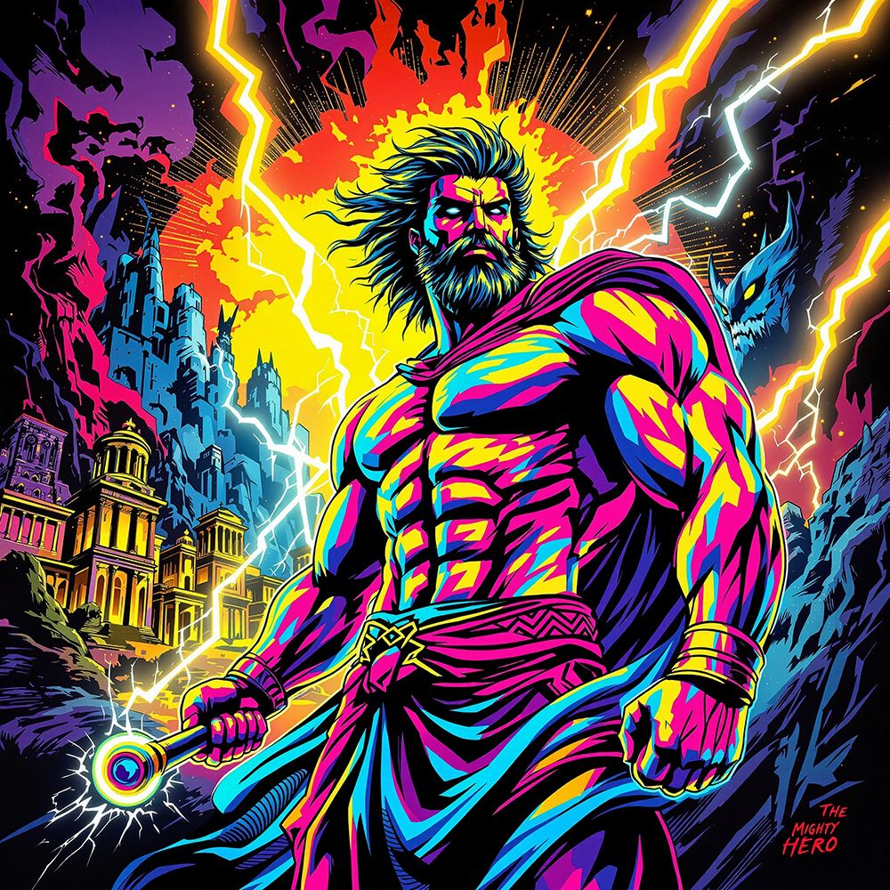 Hercules Pop Art XVI art print by Vanessa Knight for $57.95 CAD