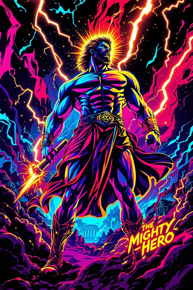 Hercules Pop Art XVIII art print by Vanessa Knight for $57.95 CAD