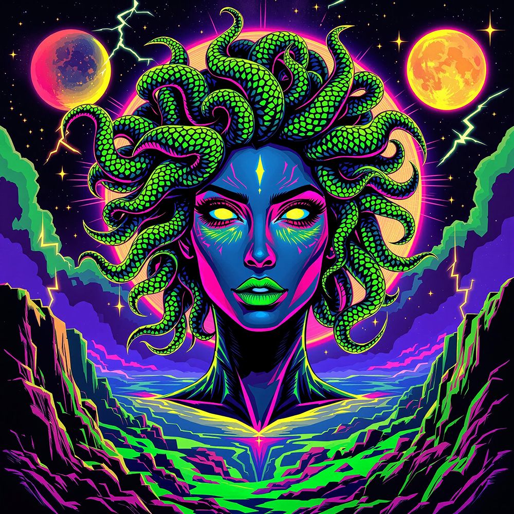 Medusa Pop Art II art print by Vanessa Knight for $57.95 CAD