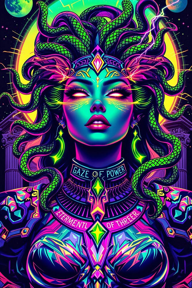 Medusa Pop Art V art print by Vanessa Knight for $57.95 CAD
