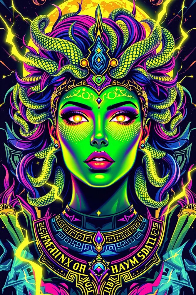 Medusa Pop Art VIII art print by Vanessa Knight for $57.95 CAD