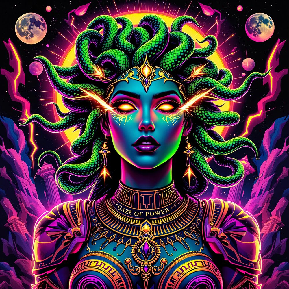 Medusa Pop Art XII art print by Vanessa Knight for $57.95 CAD