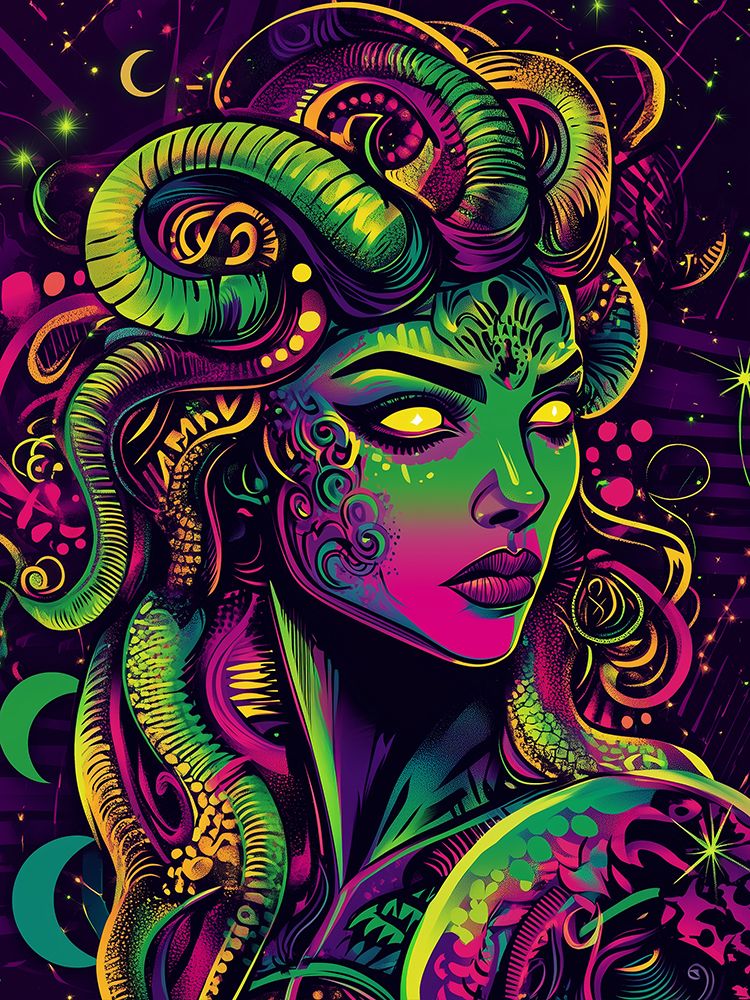 Medusa Pop Art XIX art print by Vanessa Knight for $57.95 CAD