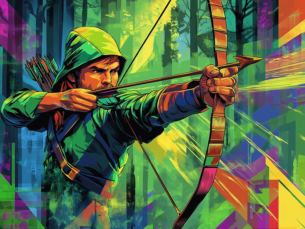 Robin Hood Pop Art I art print by Vanessa Knight for $57.95 CAD