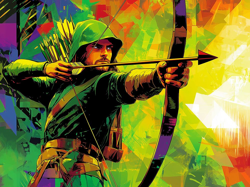 Robin Hood Pop Art II art print by Vanessa Knight for $57.95 CAD