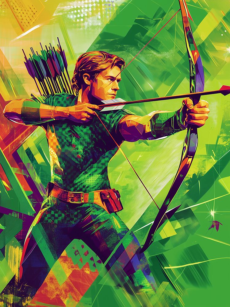 Robin Hood Pop Art V art print by Vanessa Knight for $57.95 CAD