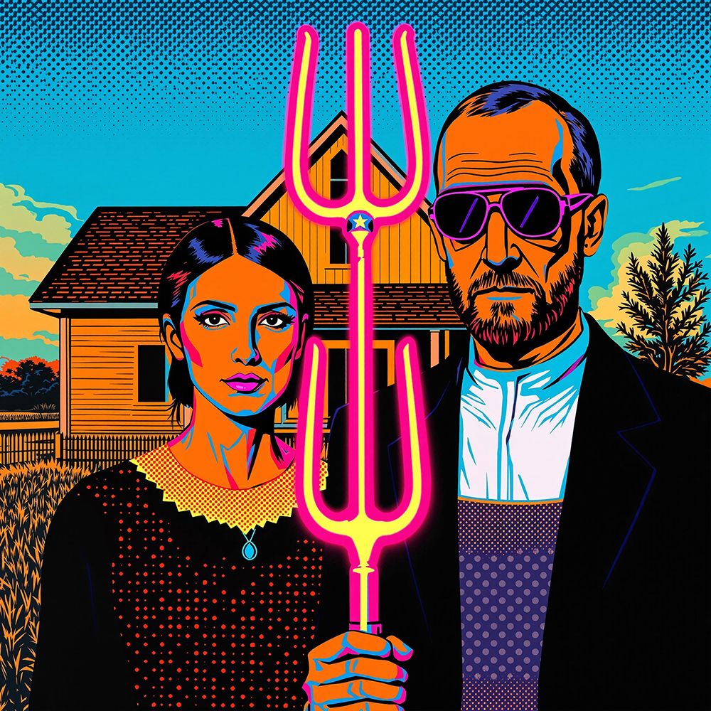 American Gothic Pop Art IV art print by Vanessa Knight for $57.95 CAD
