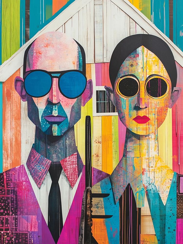 American Gothic Pop Art V art print by Vanessa Knight for $57.95 CAD