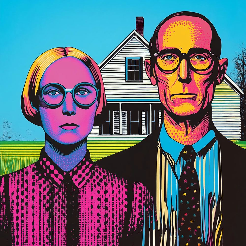American Gothic Pop Art IX art print by Vanessa Knight for $57.95 CAD