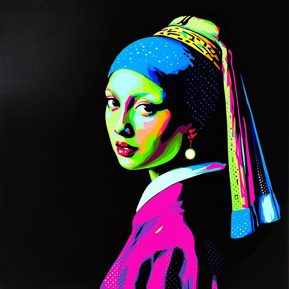 Girl with a Pearl Earring Pop Art II art print by Vanessa Knight for $57.95 CAD