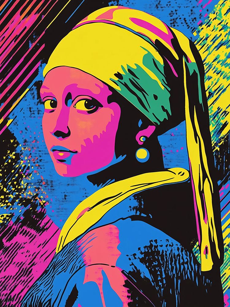 Girl with a Pearl Earring Pop Art III art print by Vanessa Knight for $57.95 CAD