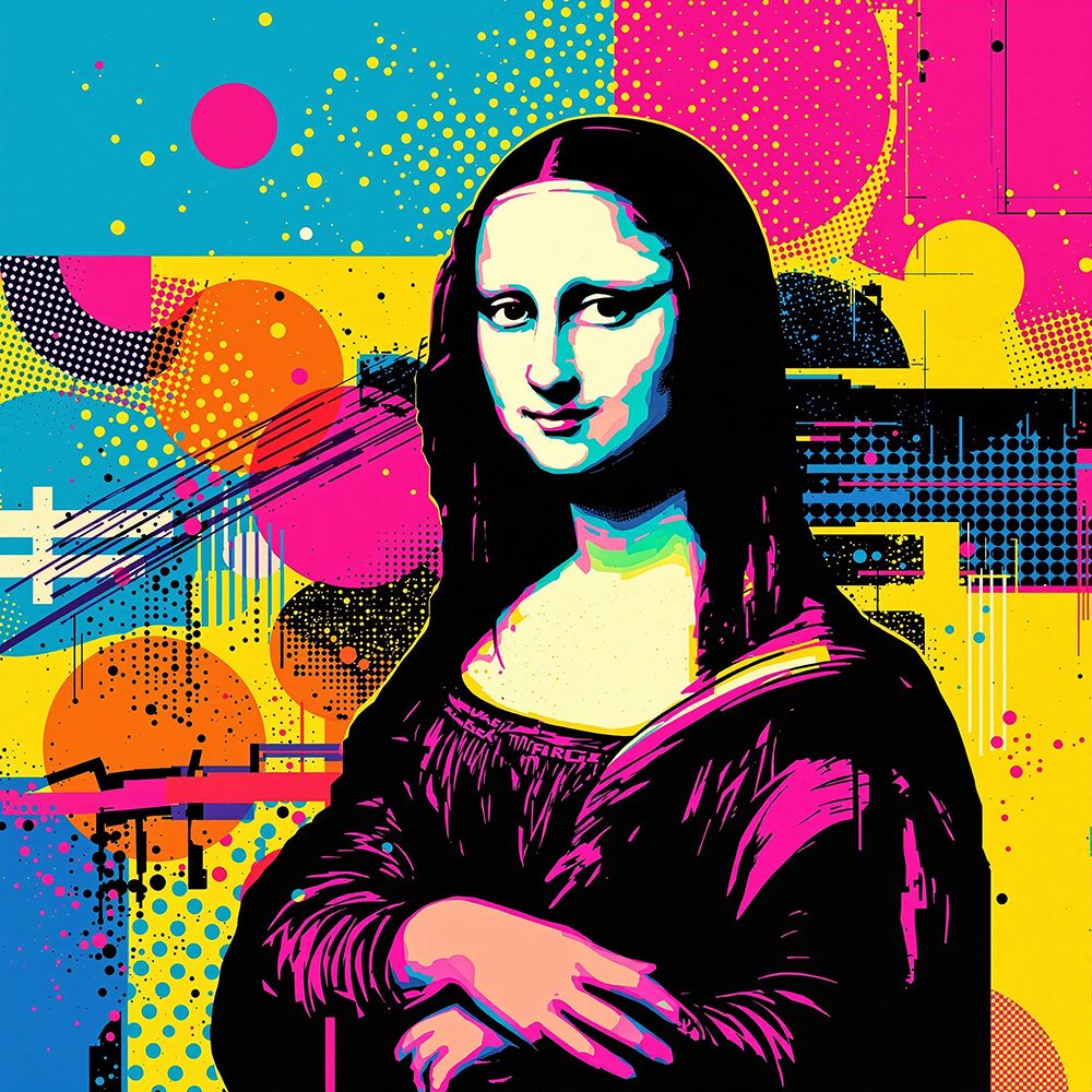Mona Lisa Pop Art IV art print by Vanessa Knight for $57.95 CAD