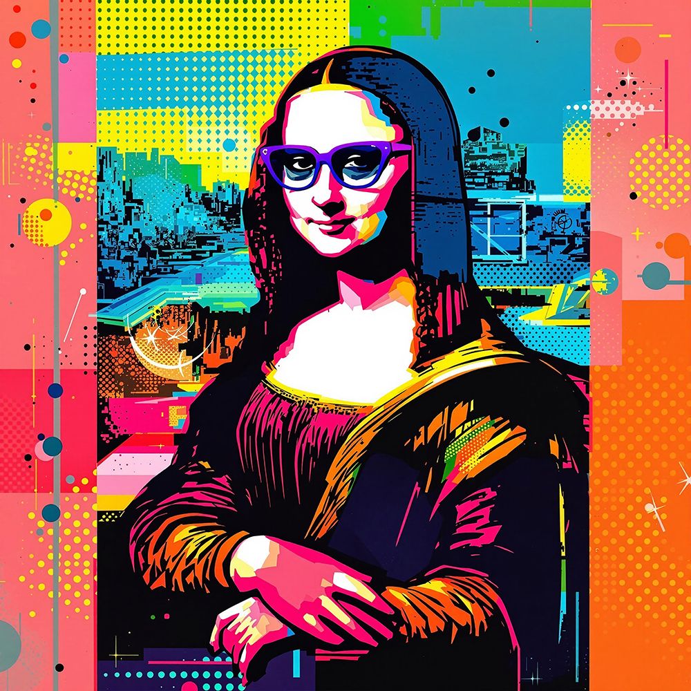 Mona Lisa Pop Art VI art print by Vanessa Knight for $57.95 CAD