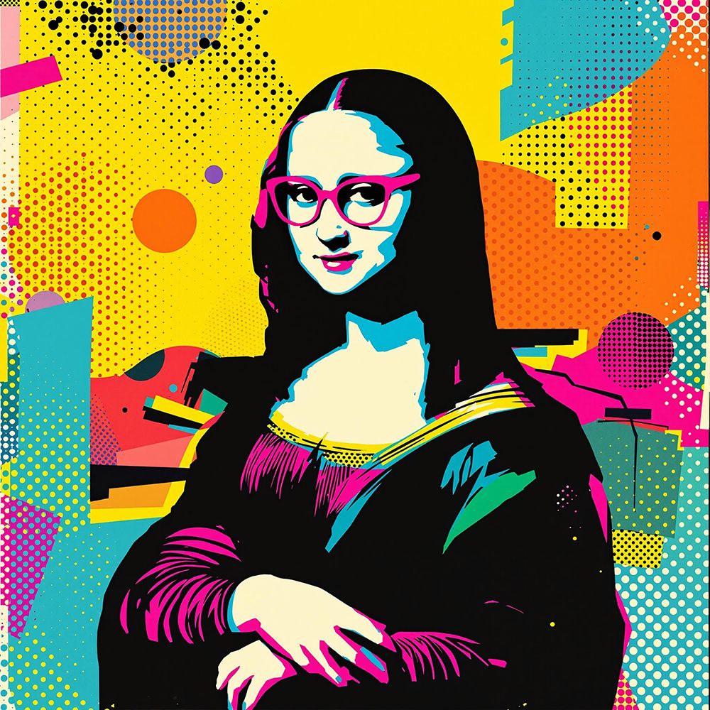 Mona Lisa Pop Art VII art print by Vanessa Knight for $57.95 CAD