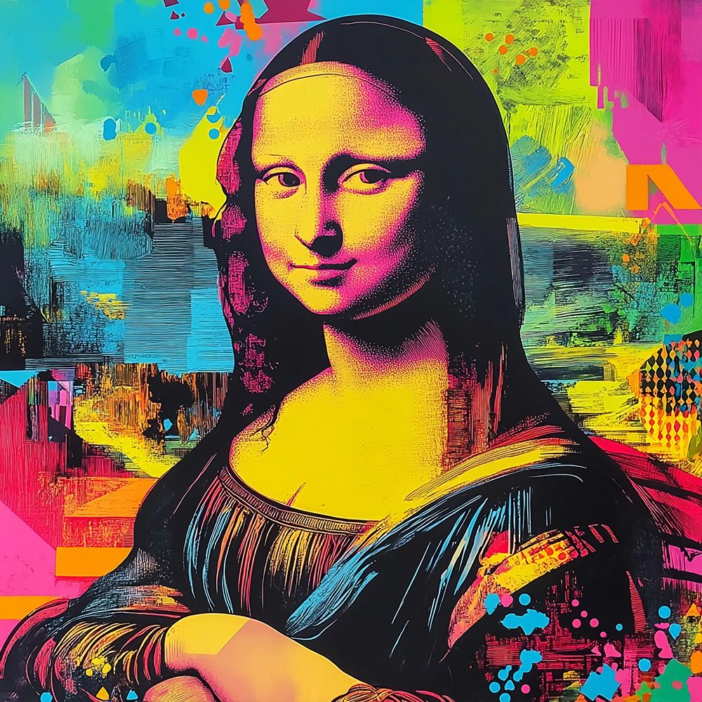 Mona Lisa Pop Art XI art print by Vanessa Knight for $57.95 CAD