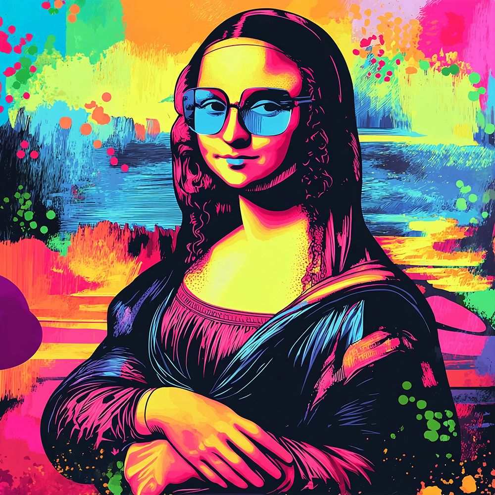 Mona Lisa Pop Art XII art print by Vanessa Knight for $57.95 CAD