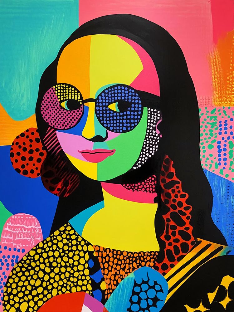 Mona Lisa Pop Art XIII art print by Vanessa Knight for $57.95 CAD