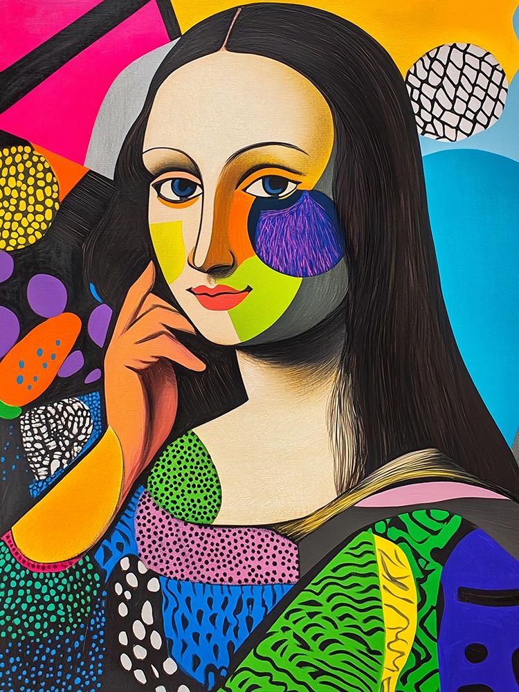 Mona Lisa Pop Art XIV art print by Vanessa Knight for $57.95 CAD