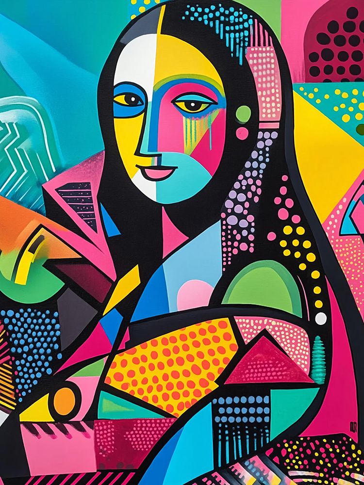 Mona Lisa Pop Art XV art print by Vanessa Knight for $57.95 CAD
