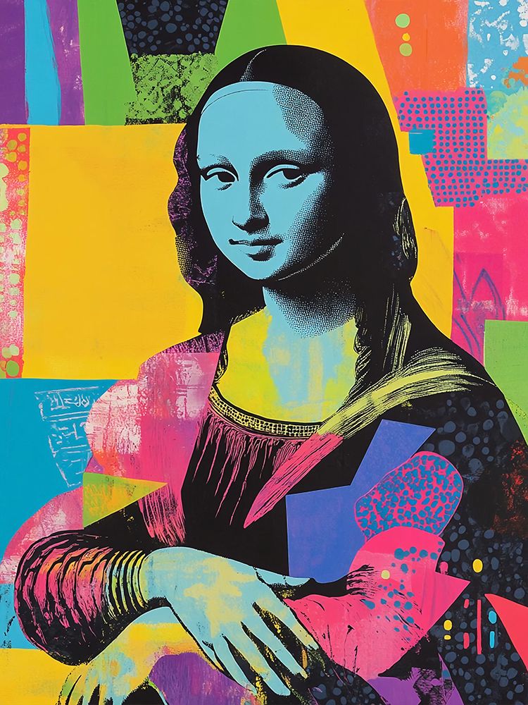 Mona Lisa Pop Art XVI art print by Vanessa Knight for $57.95 CAD
