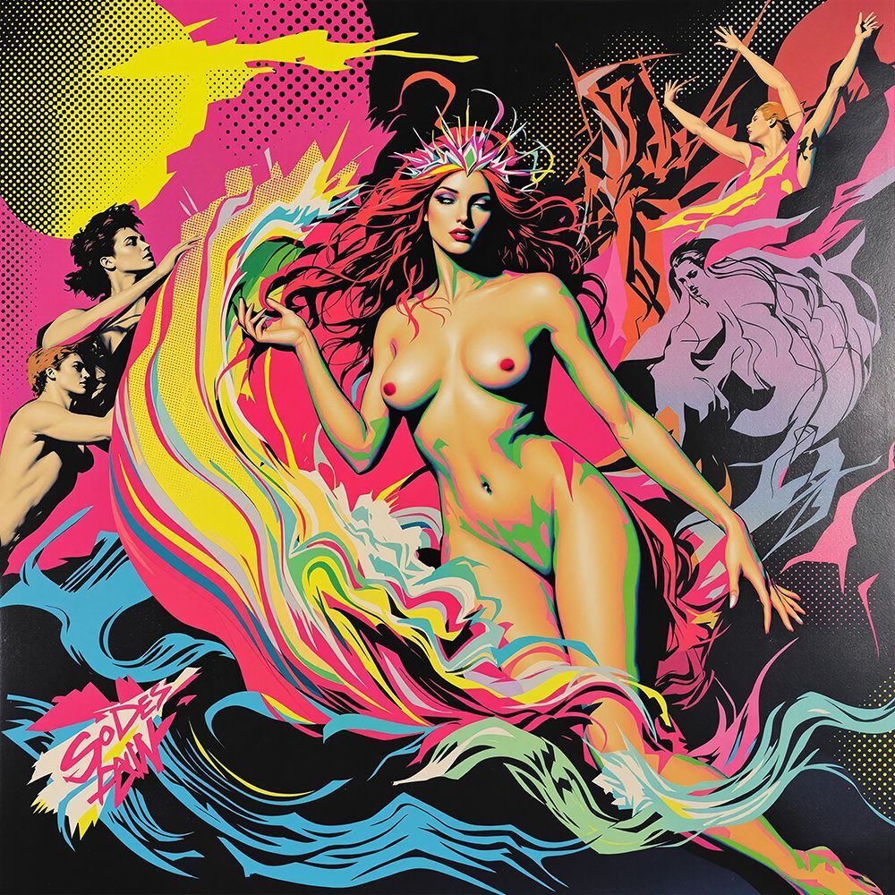 Birth of Venus Pop Art I art print by Vanessa Knight for $57.95 CAD