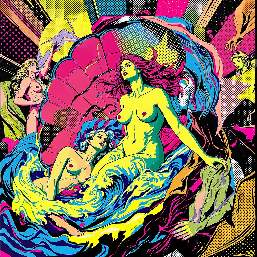 Birth of Venus Pop Art III art print by Vanessa Knight for $57.95 CAD