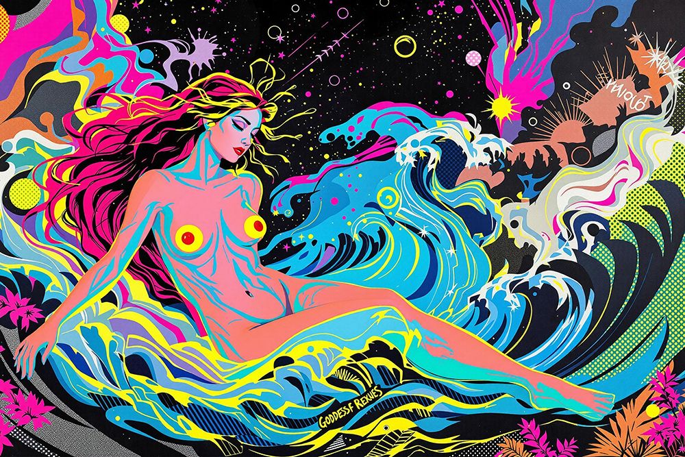 Birth of Venus Pop Art VIII art print by Vanessa Knight for $57.95 CAD