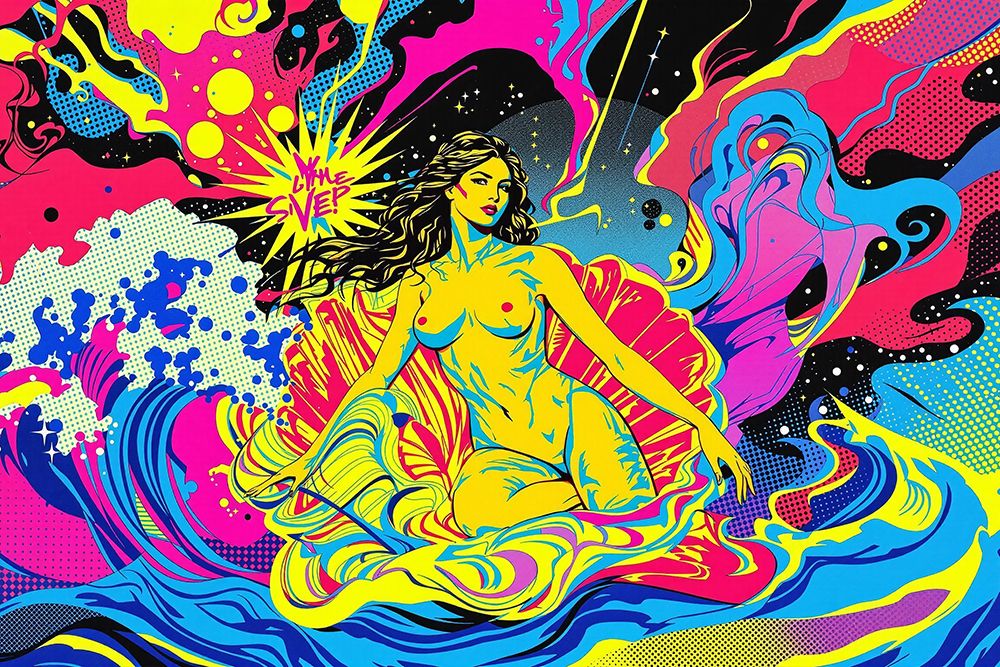 Birth of Venus Pop Art IX art print by Vanessa Knight for $57.95 CAD
