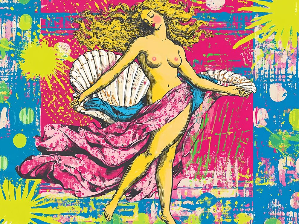 Birth of Venus Pop Art XVI art print by Vanessa Knight for $57.95 CAD