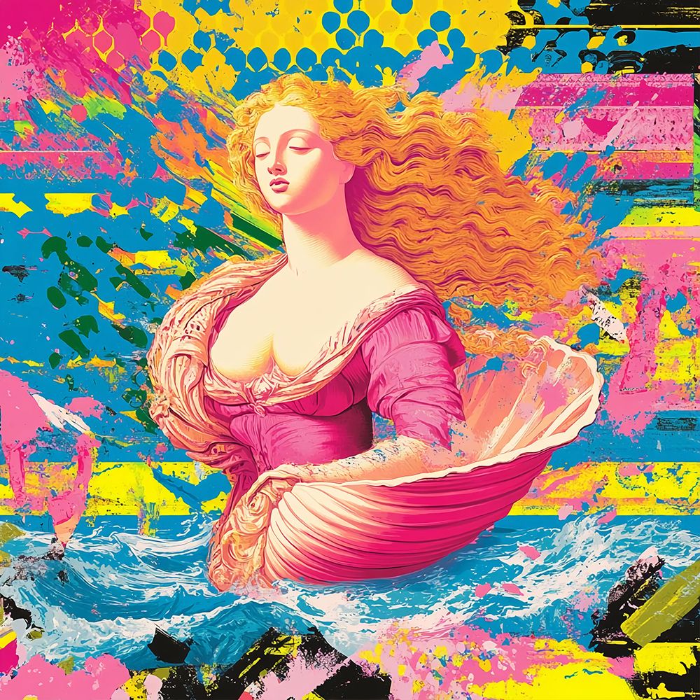 Birth of Venus Pop Art XIX art print by Vanessa Knight for $57.95 CAD