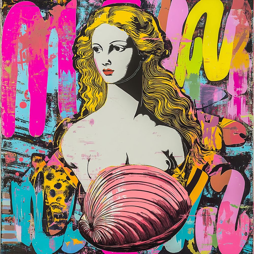 Birth of Venus Pop Art XX art print by Vanessa Knight for $57.95 CAD