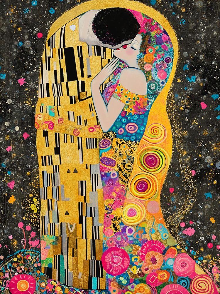 The Kiss Pop Art XIII art print by Vanessa Knight for $57.95 CAD