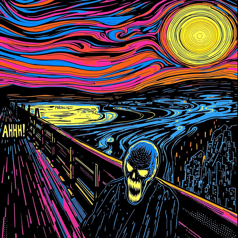 The Scream Pop Art III art print by Vanessa Knight for $57.95 CAD