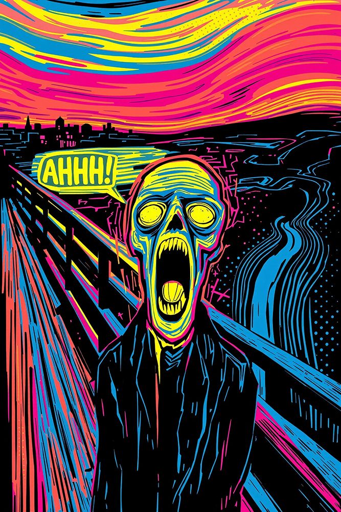 The Scream Pop Art VIII art print by Vanessa Knight for $57.95 CAD