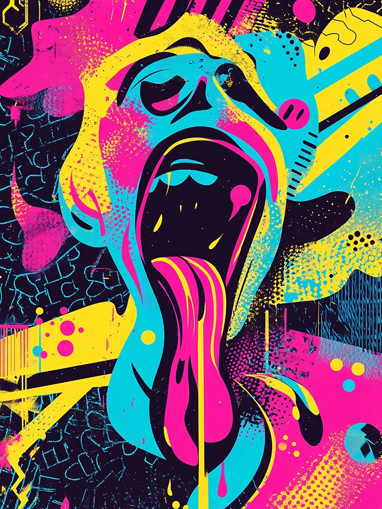 The Scream Pop Art XIV art print by Vanessa Knight for $57.95 CAD