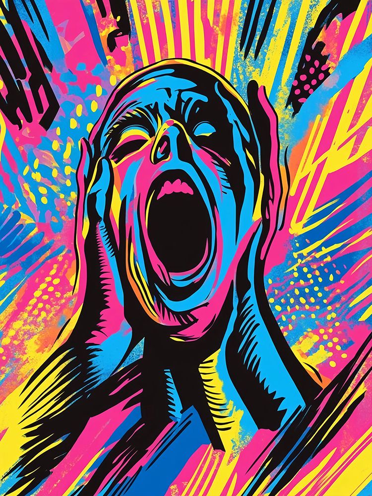 The Scream Pop Art XV art print by Vanessa Knight for $57.95 CAD