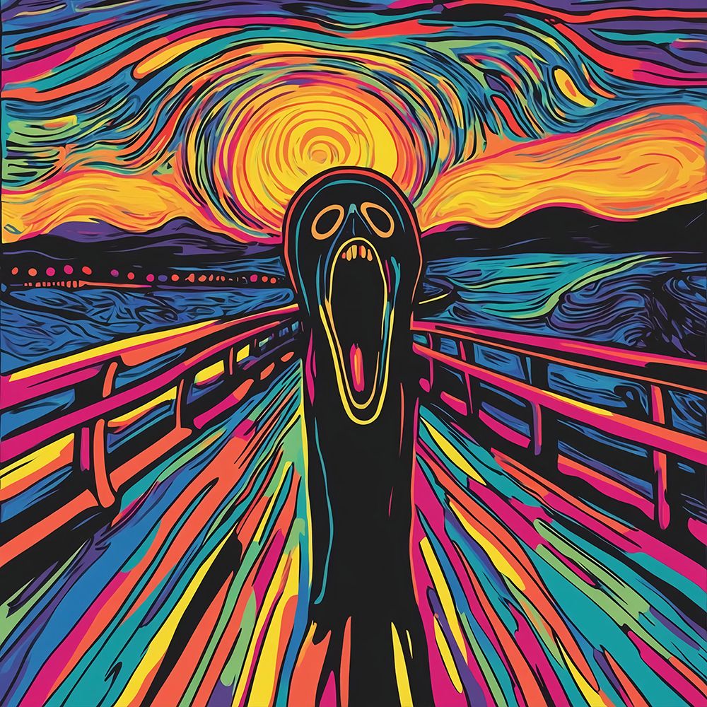 The Scream Pop Art XVI art print by Vanessa Knight for $57.95 CAD