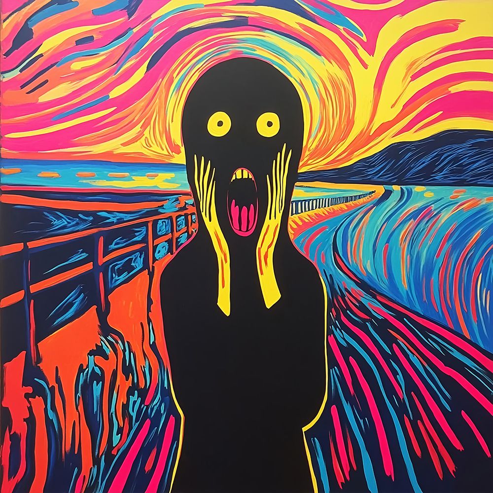 The Scream Pop Art XVIII art print by Vanessa Knight for $57.95 CAD