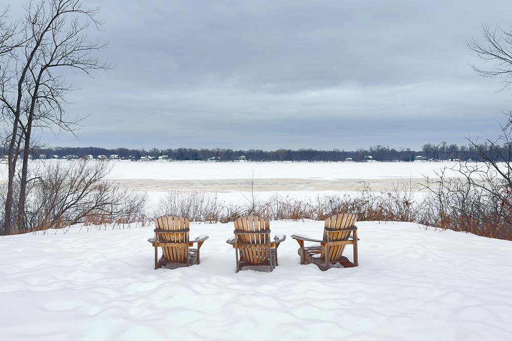 Adirondack Chairs Along the Ottawa River art print by Jim Cumming for $57.95 CAD