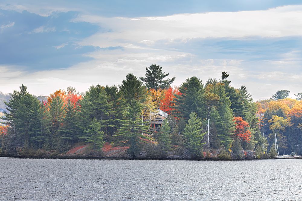 Island House on the Gatineau River art print by Jim Cumming for $57.95 CAD
