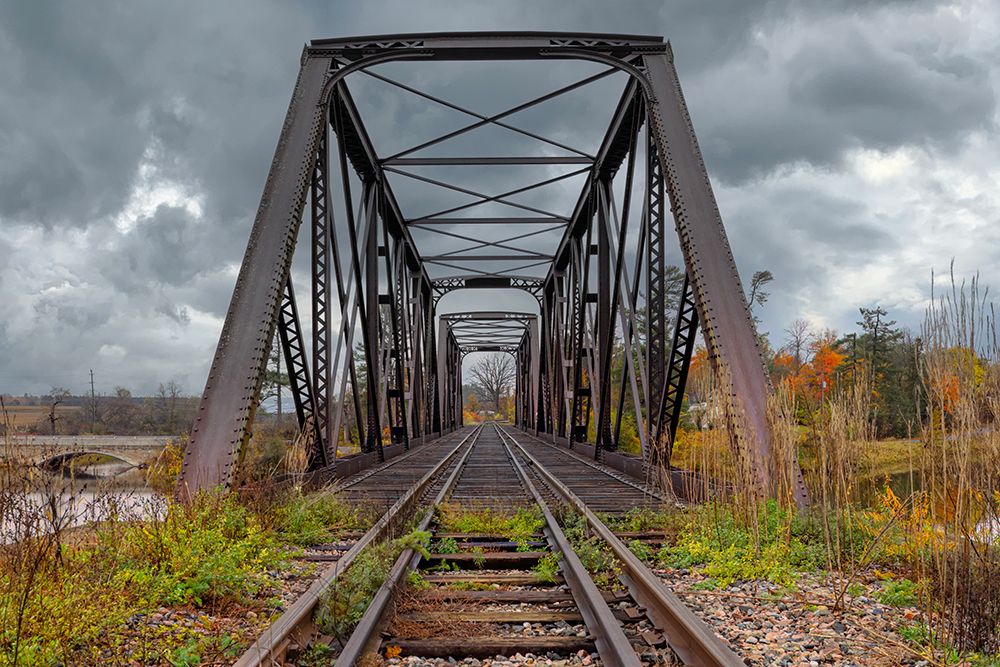 Railway Truss Bridge I art print by Jim Cumming for $57.95 CAD