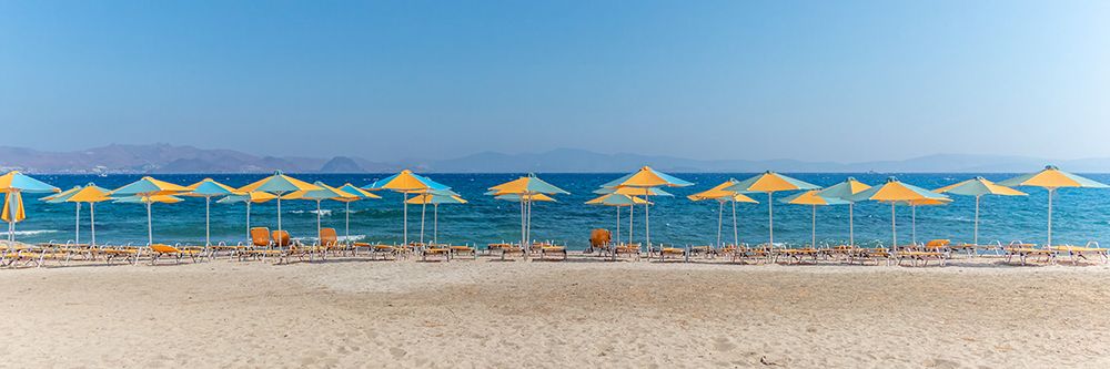 Greece, Kos Beach Panorama art print by Richard Silver for $57.95 CAD