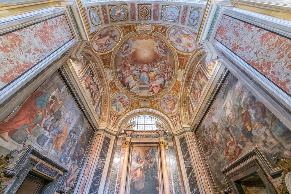 Italy, Rome interior of the Church of the Gesu II art print by Richard Silver for $57.95 CAD