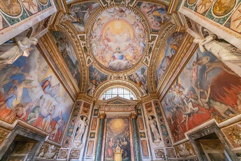 Italy, Rome interior of the Church of the Gesu V art print by Richard Silver for $57.95 CAD