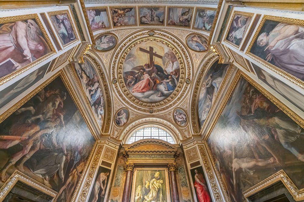 Italy, Rome interior of the Church of the Gesu VI art print by Richard Silver for $57.95 CAD
