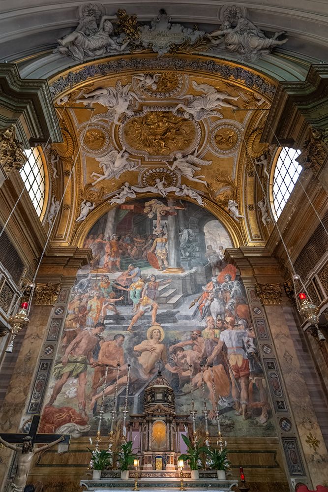 Italy, Rome Saint Lawrences martyrdom, church San Lorenzo in Panisperna art print by Richard Silver for $57.95 CAD