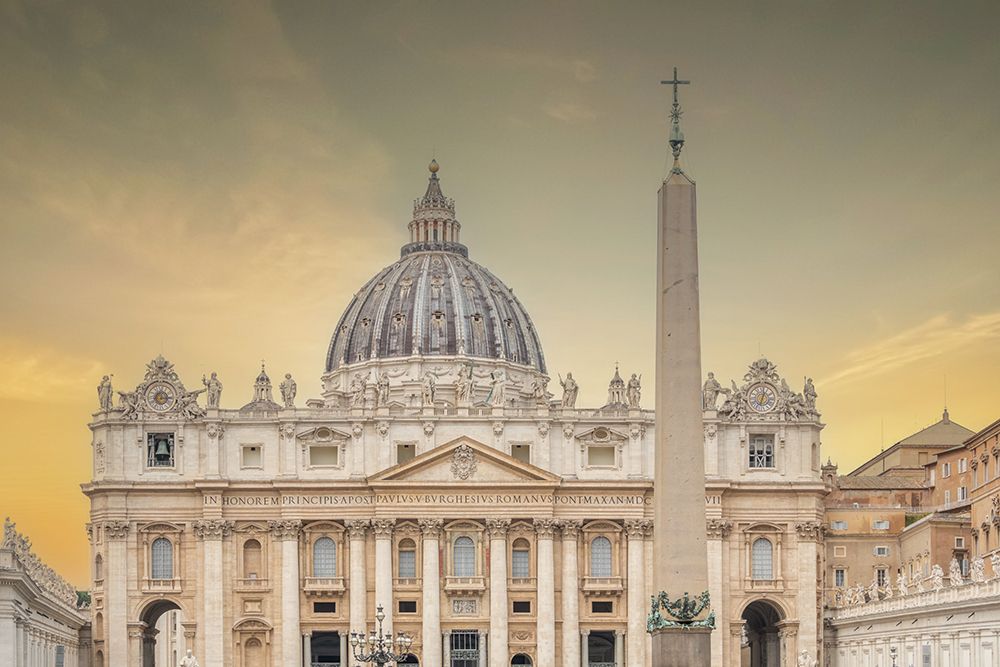 Italy, Rome St. Peters Basilica located in Vatican City II art print by Richard Silver for $57.95 CAD