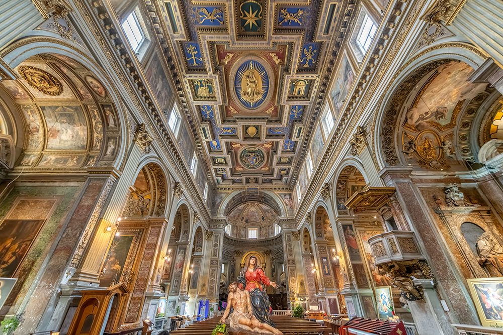 Italy, Rome the Basilica di San Marcello al Corso art print by Richard Silver for $57.95 CAD