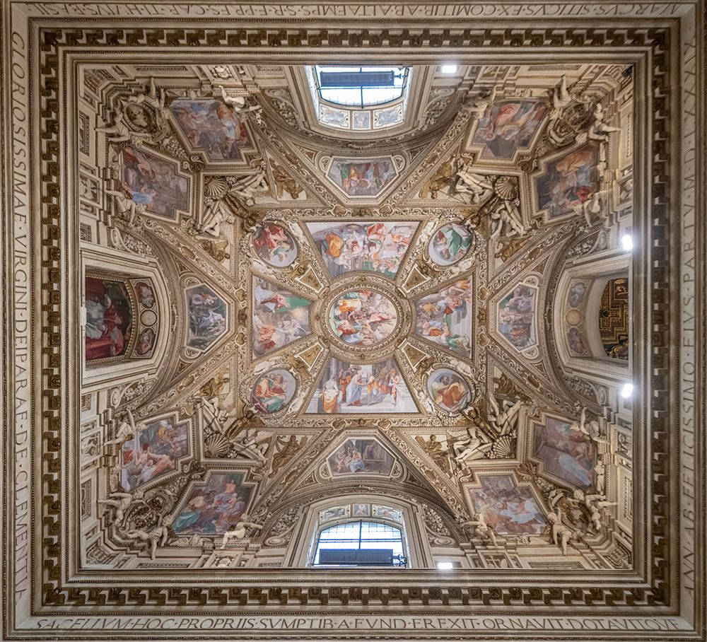 Italy, Rome the Basilica di Santa Maria in Trastevere art print by Richard Silver for $57.95 CAD
